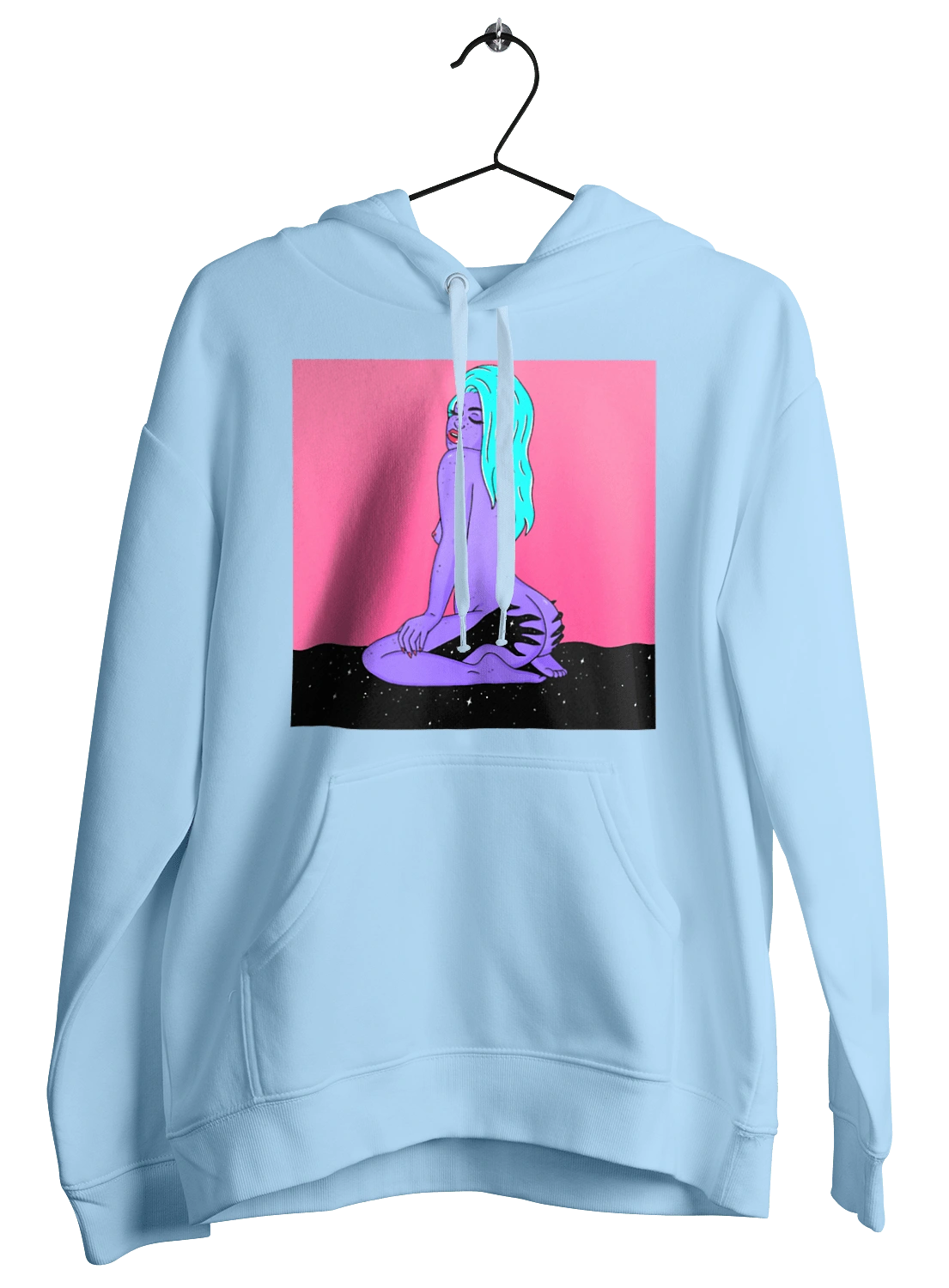 Purple Girl In Hands