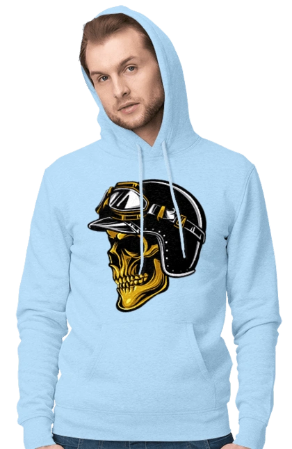 Череп в мотошоломі