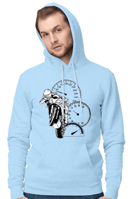 Motorcycle Speed Black