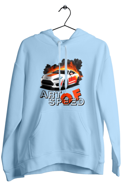 Men`s hoodie with prints Speed. Auto, automobile, car, race, speed. 2070702