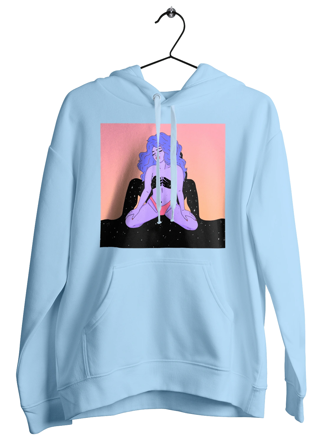 Purple Girl In Panties