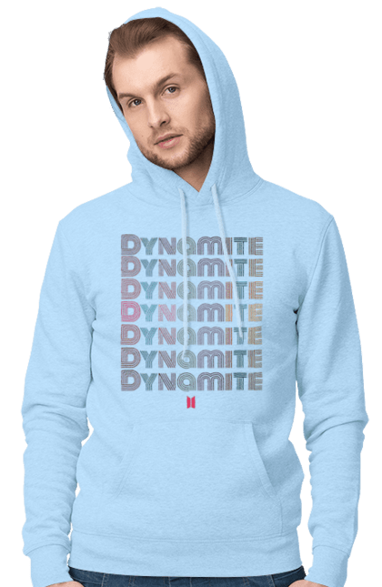 Чоловіче худі з принтом "BTS Dynamite". Beyond the scene, bts, dynamite, k pop, бтс, група, к-поп, музика, музичний гурт, пісня. 2070702