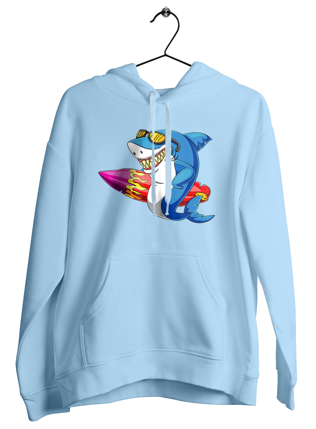 Shark With Glasses Surfing