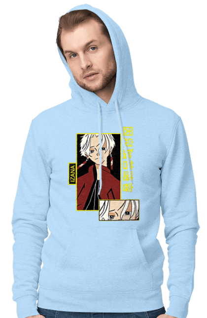 Men's hoodie with prints Tokyo Avengers Izana Kurokawa. Action movie, anime, fantasy, izana, izana kurokawa, manga, thriller, tokyo avengers, tokyo revengers, tv series. 2070702