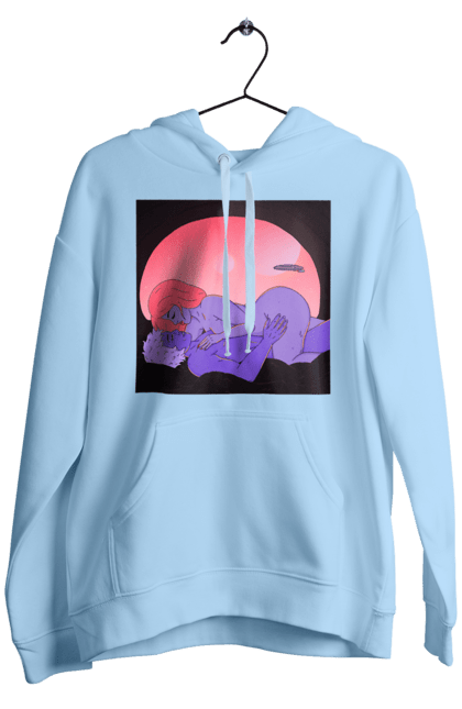 Чоловіче худі з принтом "Інопланетяни Дівчина І Хлопець". Голі, дівчина, хлопець. 2070702