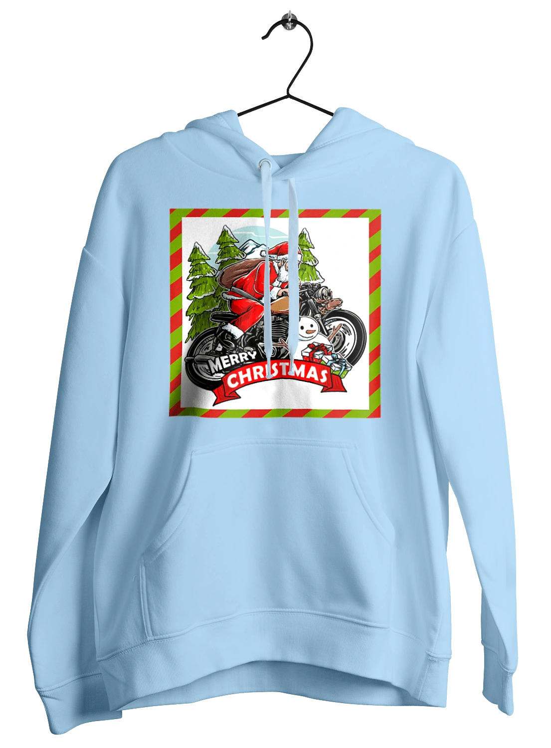 Santa on a motorcycle