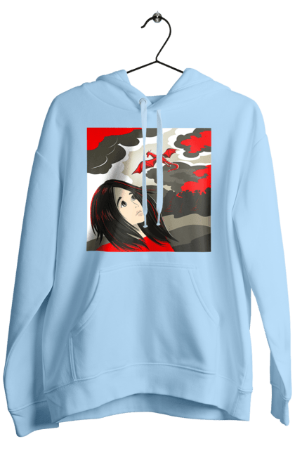 Men's hoodie with prints Girl and dragon. Dragon, fantasy, romance, young woman. 2070702