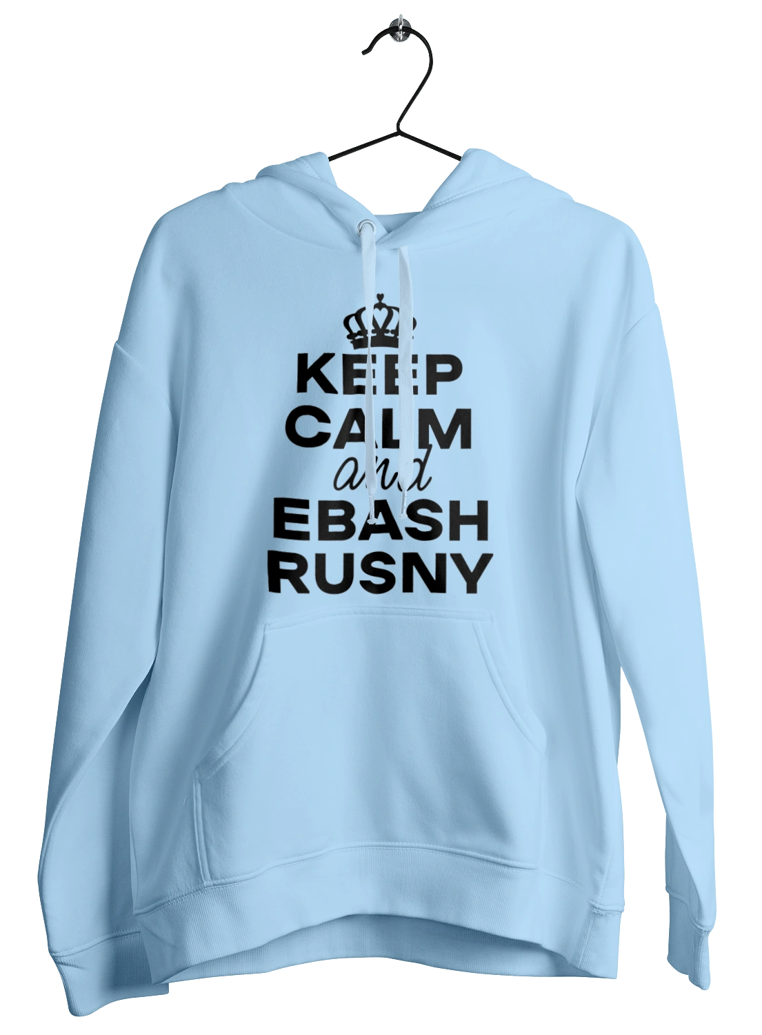 Keep Calm and Ebash Rusny black