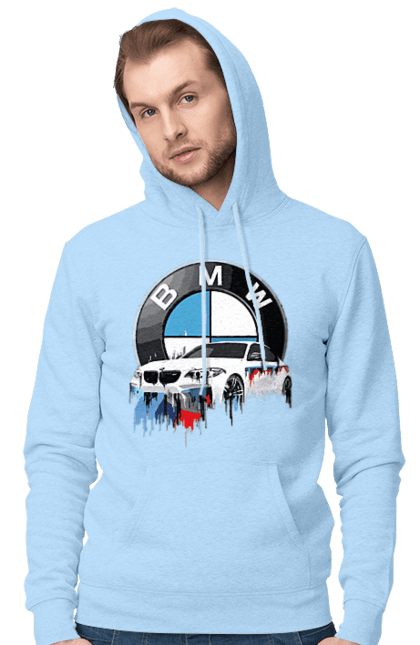 Men`s hoodie with prints BMW. Auto, bmw, bmw fan, fan club. 2070702
