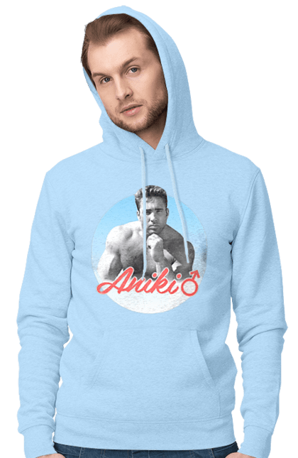 Чоловіче худі з принтом "Біллі Херрінгтон". Аніки, біллі, біллі херрінгтон, гачі, гачімучі, гумор, прикольна, херрінгтон. 2070702