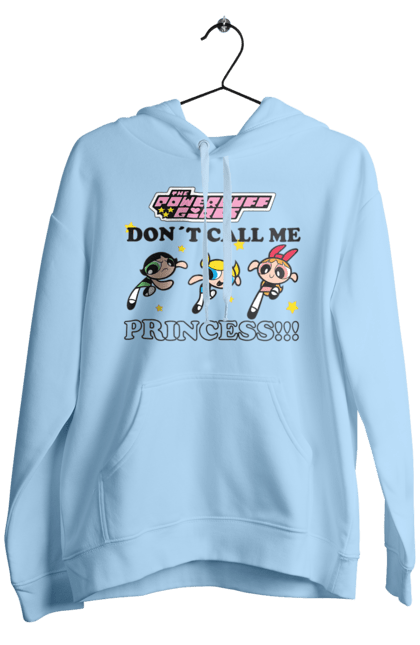 Men's hoodie with prints Powerpuff Girls. Animated series, blossom, bubbles, buttercup, cartoon network, cool girls, heart, powerpuff girls. 2070702