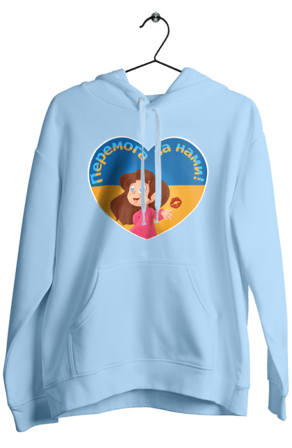 Чоловіче худі з принтом "Перемога за нами". Im ukrainian, бавовна, війна, герб, доброго вечора, зсу, перемога за нами, прапор україни, русский корабль, україна. 2070702