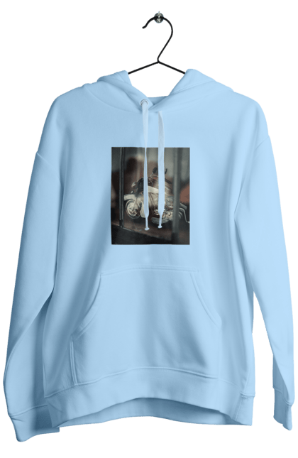 Чоловіче худі з принтом "Мото". Байк, дорога, мото, сила, швидкість. 2070702