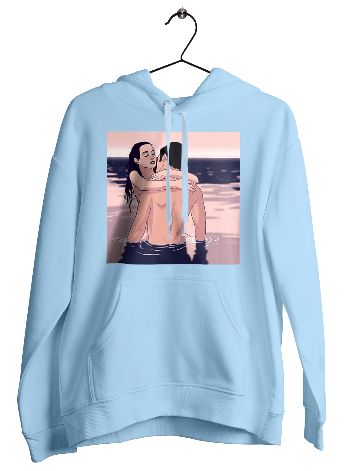 Парочка Обнімається В Річці