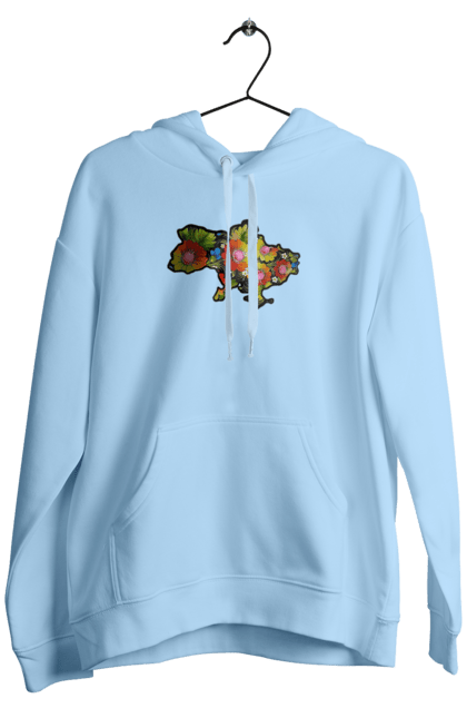 Men`s hoodie with prints Spravzhnya Ukraine. Barvie, beauty, colors, kviti, leafing through, mood, petals, spravzhnya ukraine. 2070702