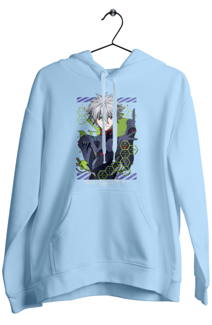 Мужское худи с принтом Евангелион Каору. Kaworu, kaworu nagisa, neon genesis evangelion, nerv, аниме, ева, евангелион, каору, каору нагиса, манга. 2070702