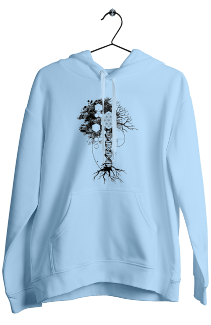 Чоловіче худі з принтом "Древо життя". Геном людини, дерево життя, золотий перетин, квітка життя, сакральна геометрія, таємниця світобудови, таємниця числа фібоначчі, число бога, число фібоначчі. 2070702