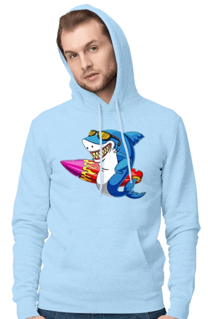 Shark With Glasses Surfing