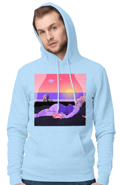 Purple Girl On Vacation