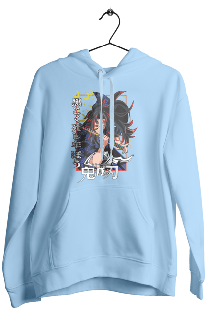 Men's hoodie with prints Demon Slayer Kokushibo. Anime, demon slayer, eternal paradise faith, kimetsu no yaiba, kokushibo, manga, nezuko, twelve kizuki, upper rank six. 2070702