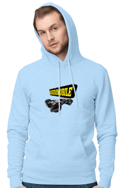 Чоловіче худі з принтом "Бандеромобіль". Авто, авто бандери, автомобіль, бандеромобіль, бетмен, бетмобіль, військове авто, супер машина. 2070702