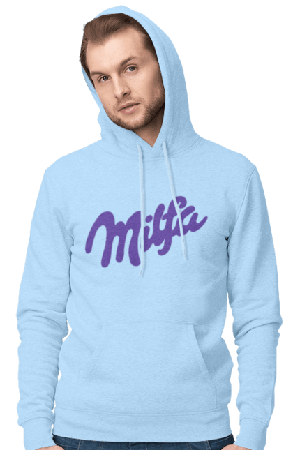 Чоловіче худі з принтом "Milfa". Гумор, для жінок, жіноча, меми, мілка, мілфа, прикол, смішне, смішні. 2070702