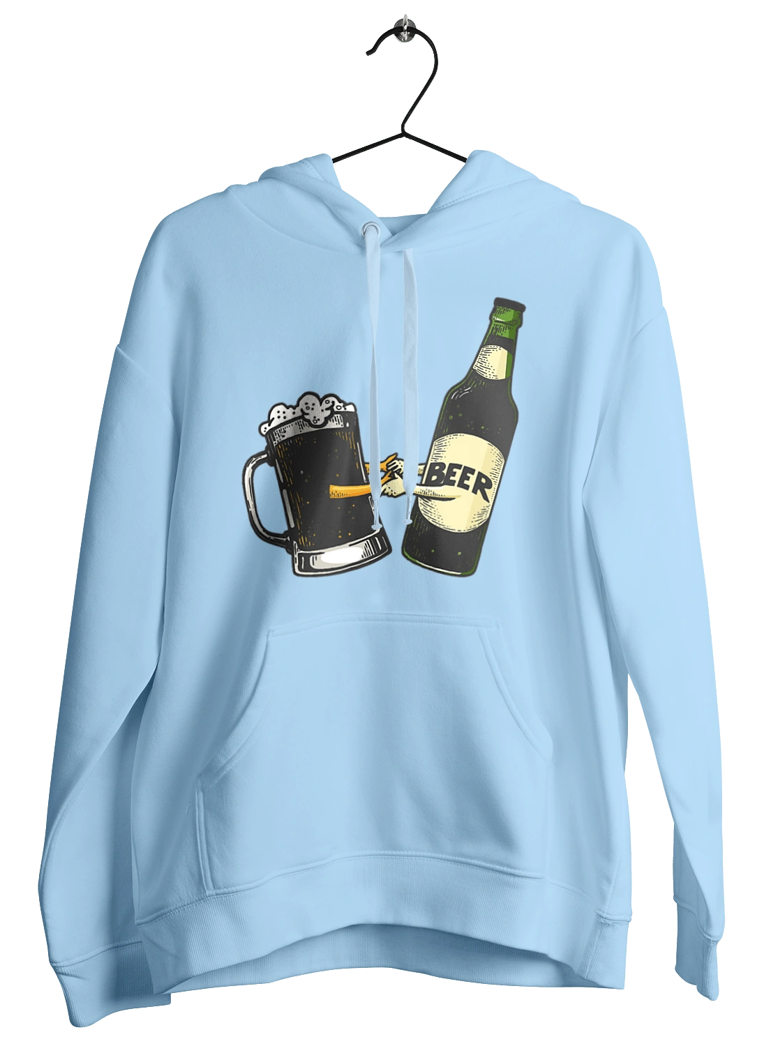 Бутылка Пива С Бокалом Пива