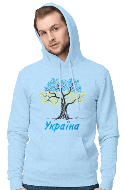 Сине желтое дерево Украина