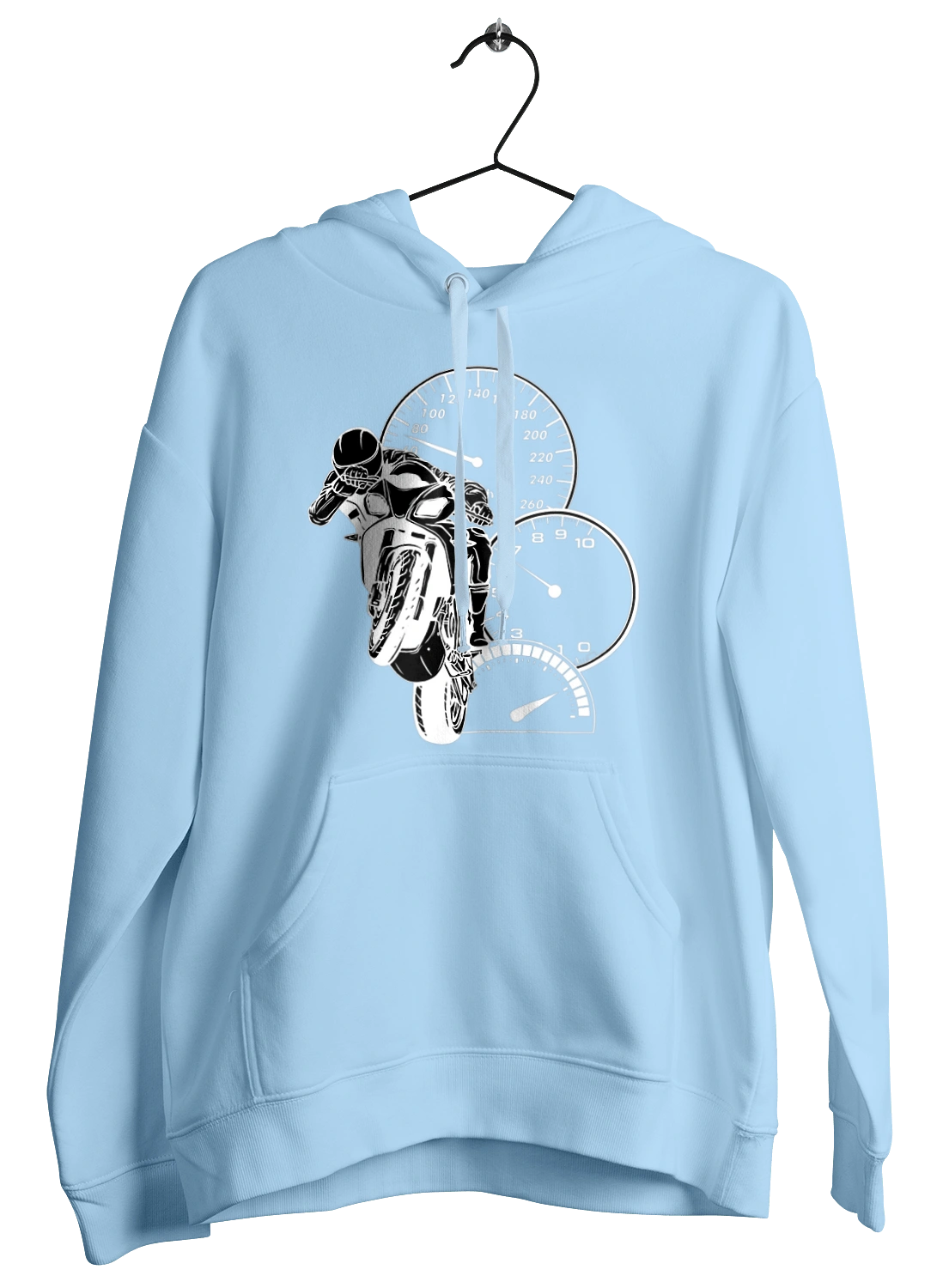 Motorcycle And Speed White