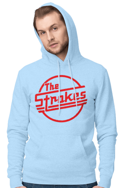 Чоловіче худі з принтом "The Strokes". Strokes, альтернативний рок, гаражний рок, група, інді, інді рок, музика, постпанк ривайвл, рок. 2070702