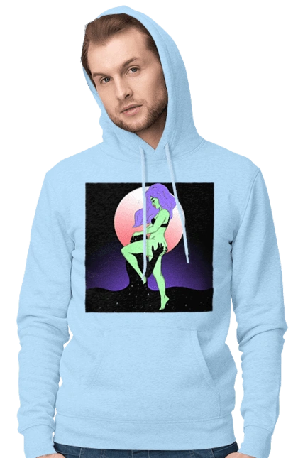 Зелена Дівчина І Місяць