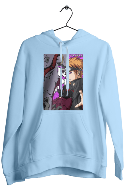 Men's hoodie with prints Naruto Yahiko. Akatsuki, anime, character, manga, naruto, ninja, pain, tv series, yahiko. 2070702