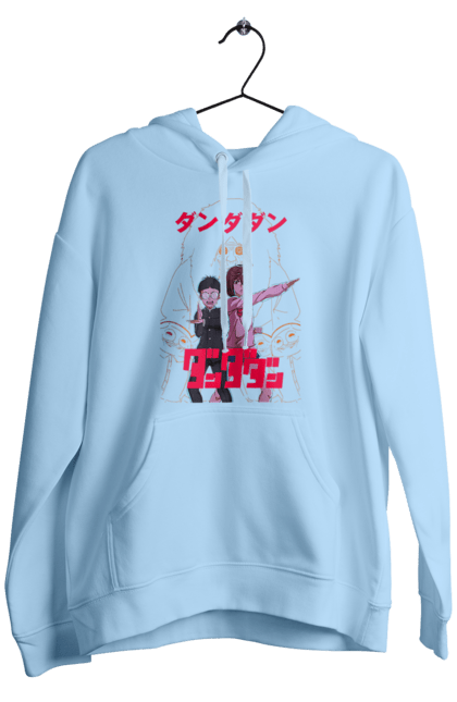 Men`s hoodie with prints Dandadan. Anime, ayase, dandadan, ken takakura, manga, momo ayase, okarun, takakura. 2070702