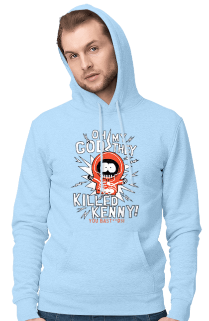 Чоловіче худі з принтом "Південний парк Кенні". Kenny, kenny mccormick, south park, кенні, кенні маккормік, мультсеріал, південний парк. 2070702