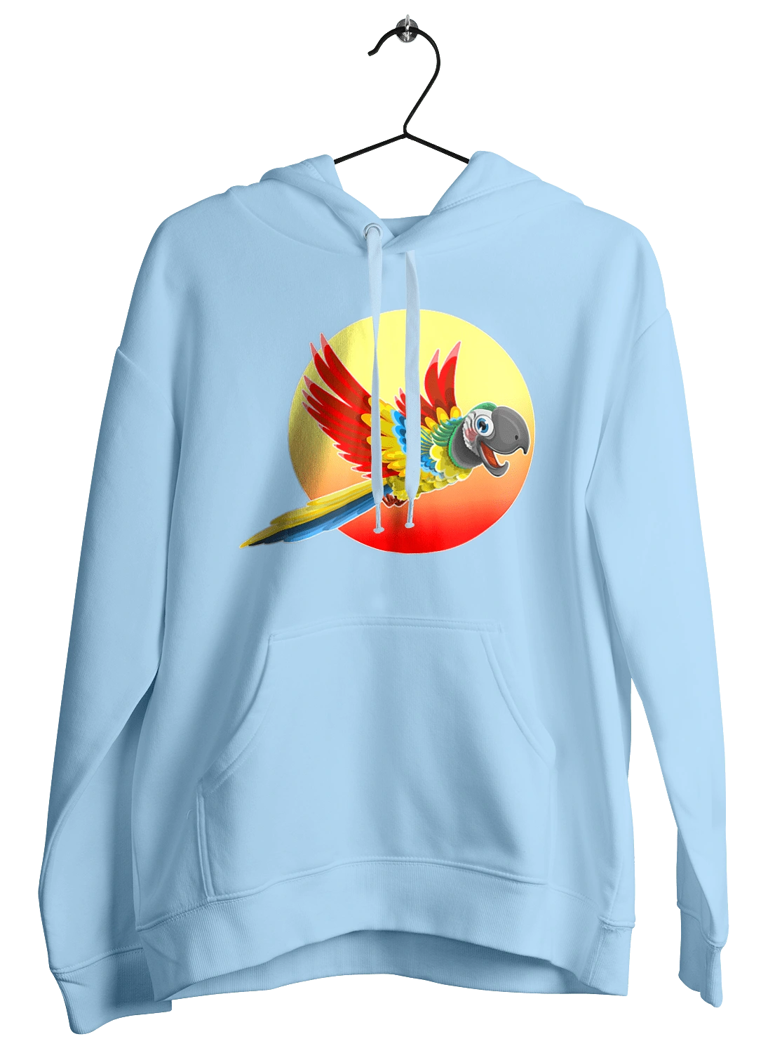 Папуга На Тлі Сонця