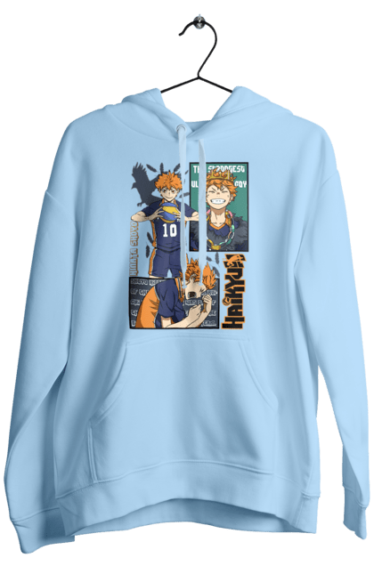 Мужское худи с принтом Волейбол!! Хината. Anime, haikyu, hinata, manga, shoyo hinata, аниме, волейбол, манга, хината, шоё хината. 2070702