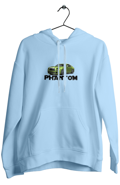 Men`s hoodie with prints Rolls royce. Auto, car, luxury class, phantom, rolls royce, sedan. 2070702