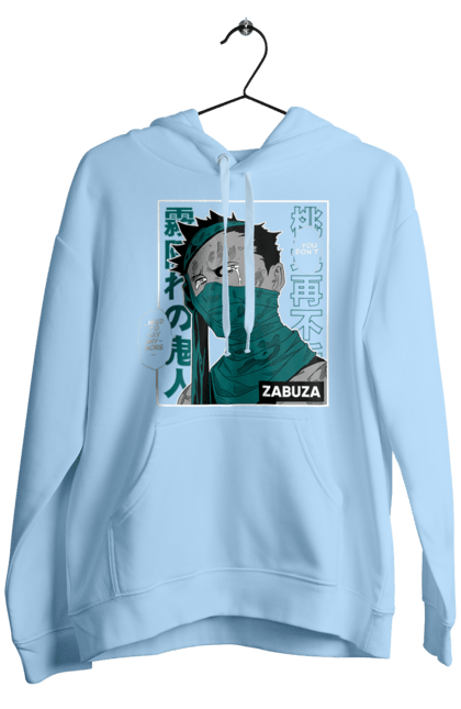 Men's hoodie with prints Naruto Zabuza Momochi. Anime, character, hidden mist demon, manga, naruto, tv series, zabuza momochi. 2070702