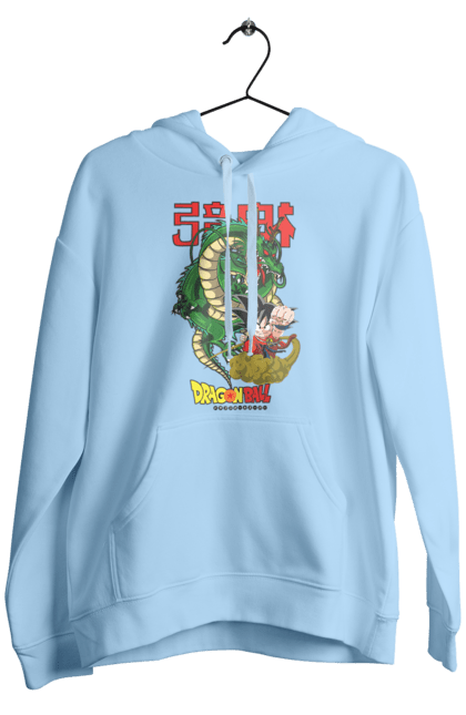 Men's hoodie with prints Dragon Ball Shenron. Anime, dragon ball, manga, shenron, tv series. 2070702