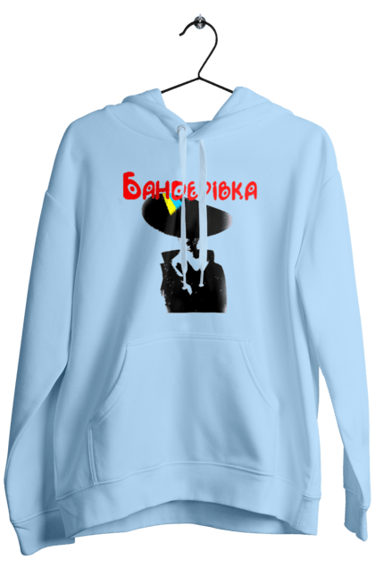 Чоловіче худі з принтом "Бандерівка". Бандера, бандерівка, війна, військово повітряні війська, вірю в зсу, все, літак, ні війні, орки, слава україні, україна, українка. 2070702