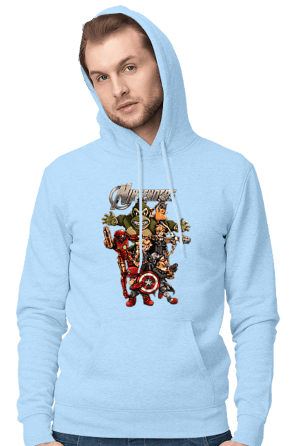 Мужское худи с принтом Герои Nintendo. Animal crossing, donkey kong, kirby, legend of zelda, nintendo, pokemon, герои из игр, луиджи, марио, принцесса пич. 2070702