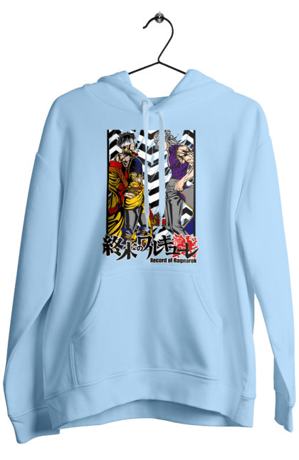 Men's hoodie with prints Record of Ragnarok Hades vs Qin Shi Huang. Anime, comics, hades, manga, netflix, qin shi huang, record of ragnarok. 2070702