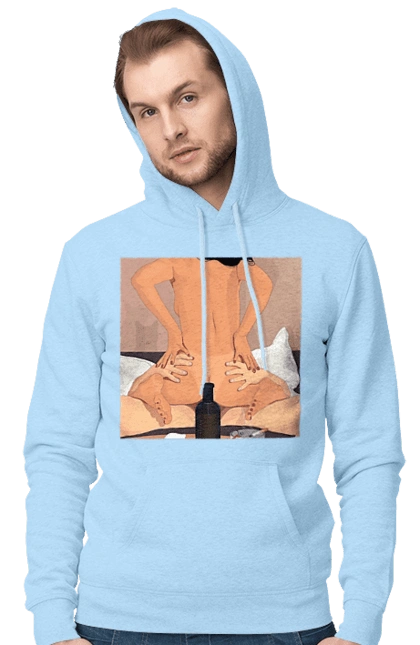 Naked Girl, Bottle And Cigarettes