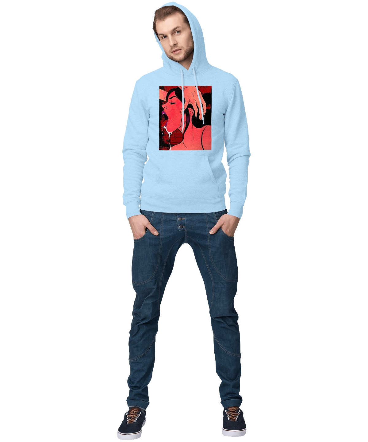 Girl Sucks With Saliva