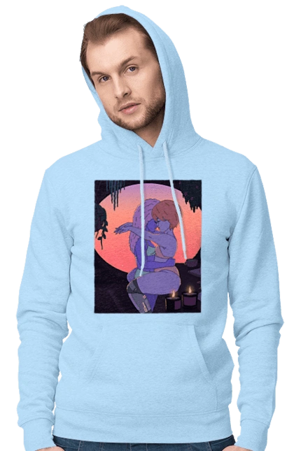 Purple Girls Hugging