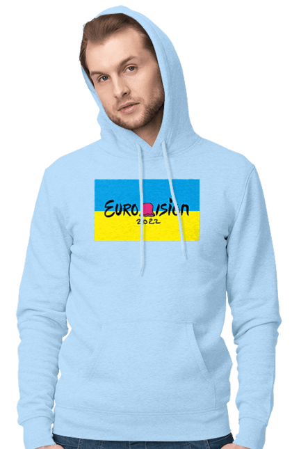 Чоловіче худі з принтом "Євробачення за KALUSH Orchestra". Kalush orchestra, stefania, азов, врятувати азовсталь, врятувати захисників азовсталі, євробачення, звільнити, маріуполь, наші захисники, перемога, свобода. 2070702