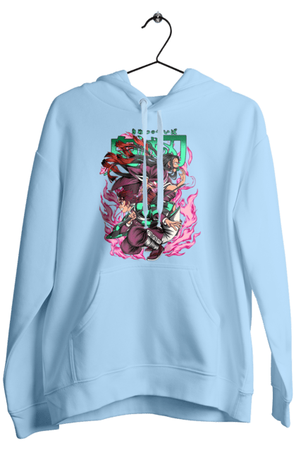 Men's hoodie with prints Demon Slayer Tanjiro. Anime, demon slayer, kamado tanjiro, manga, tanjiro. 2070702