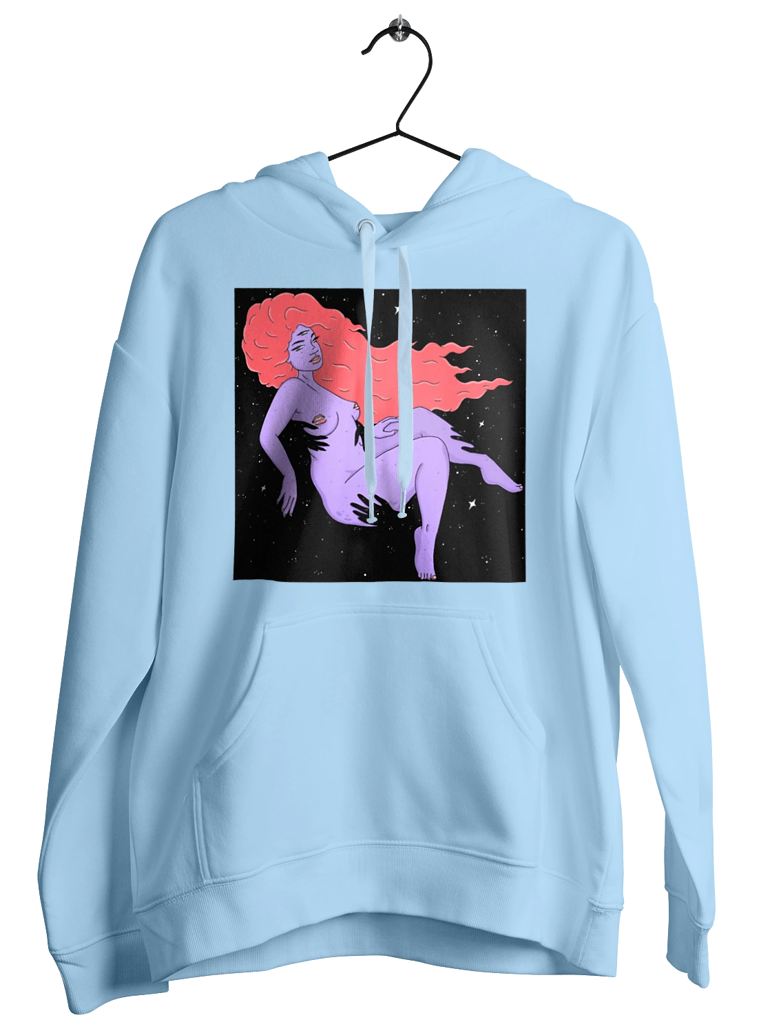 Фіолетова Дівчина В Чорній Дирі