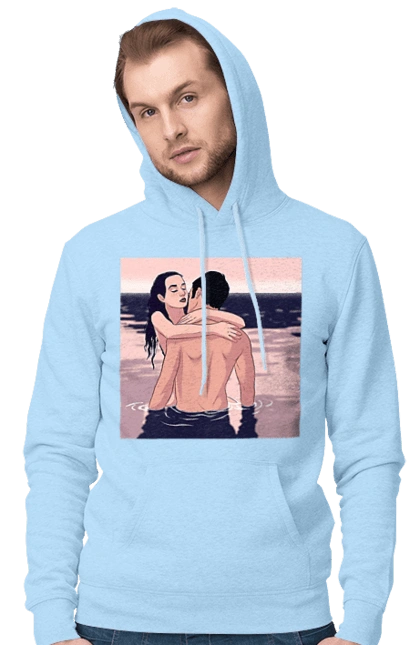 Парочка Обнімається В Річці