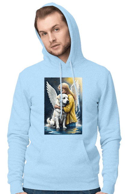 Дівчинка та собака ангел [память загиблим тваринам]